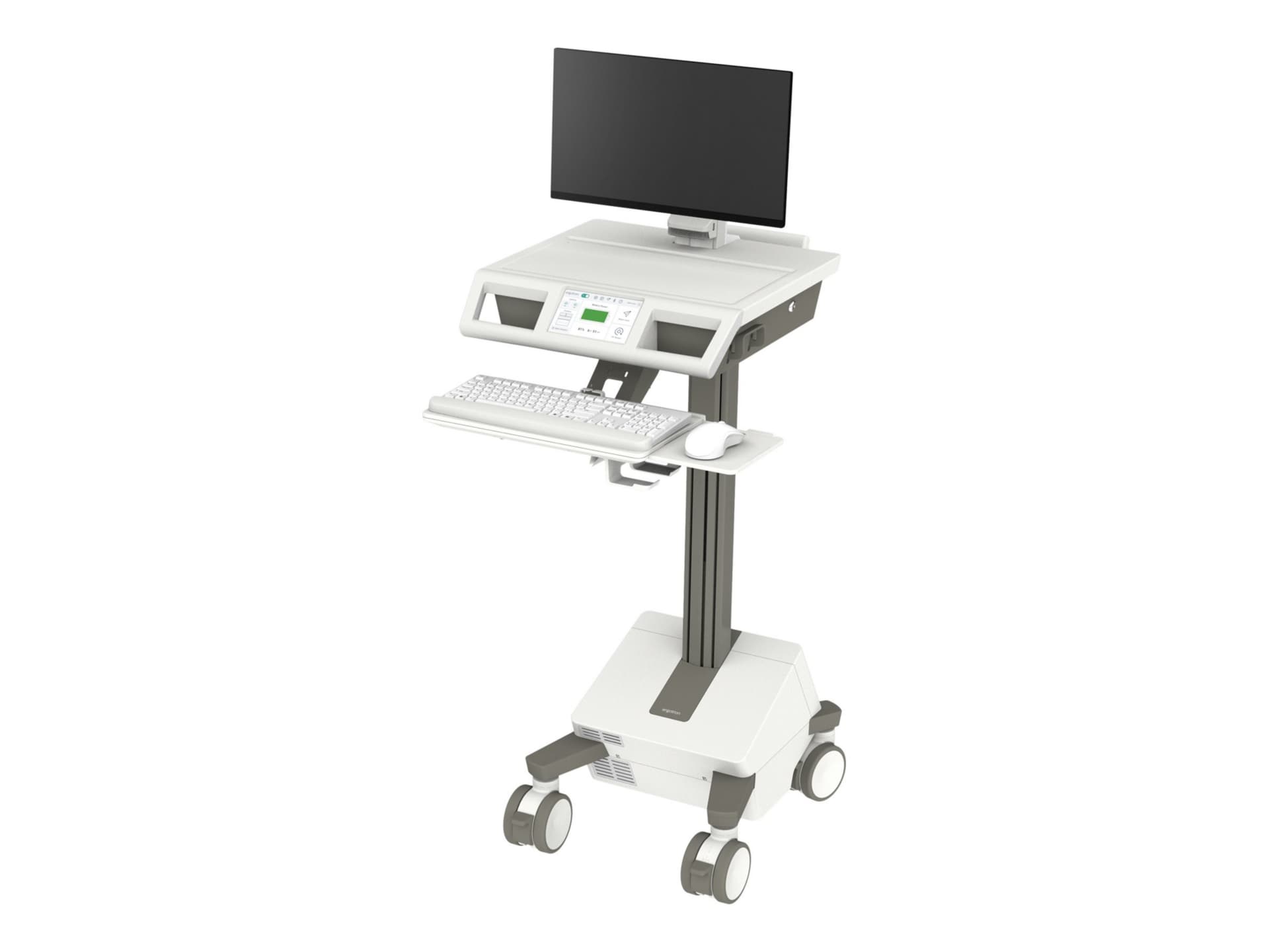 Ergotron Mosaic cart - for LCD display / keyboard / mouse - Tier 2 Std 1x2, US/CA/MX - TAA Compliant