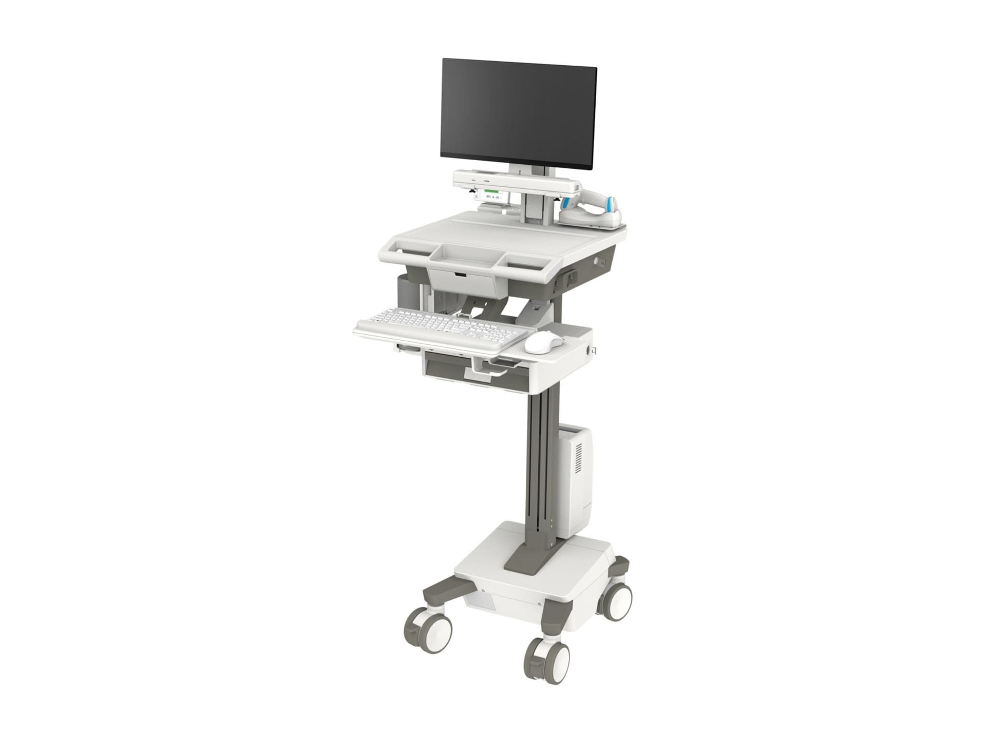 Ergotron Mosaic cart - Constant Force Technology - for LCD display / keyboard / mouse / CPU - non-powered