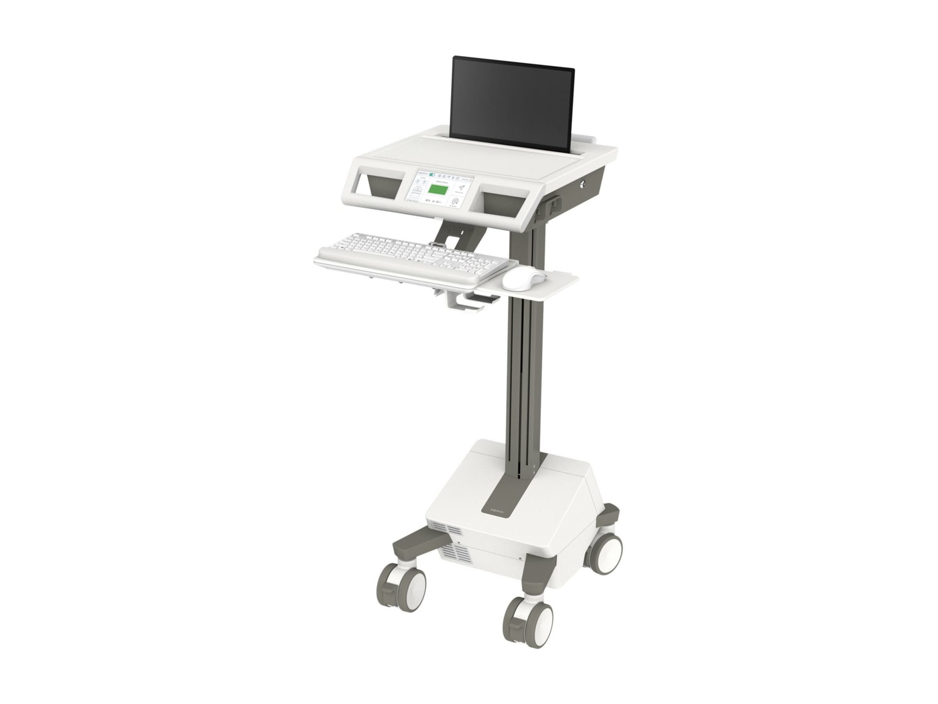 Ergotron Mosaic cart - Constant Force Technology - for notebook / keyboard / mouse / CPU - DC power, US/CA/MX