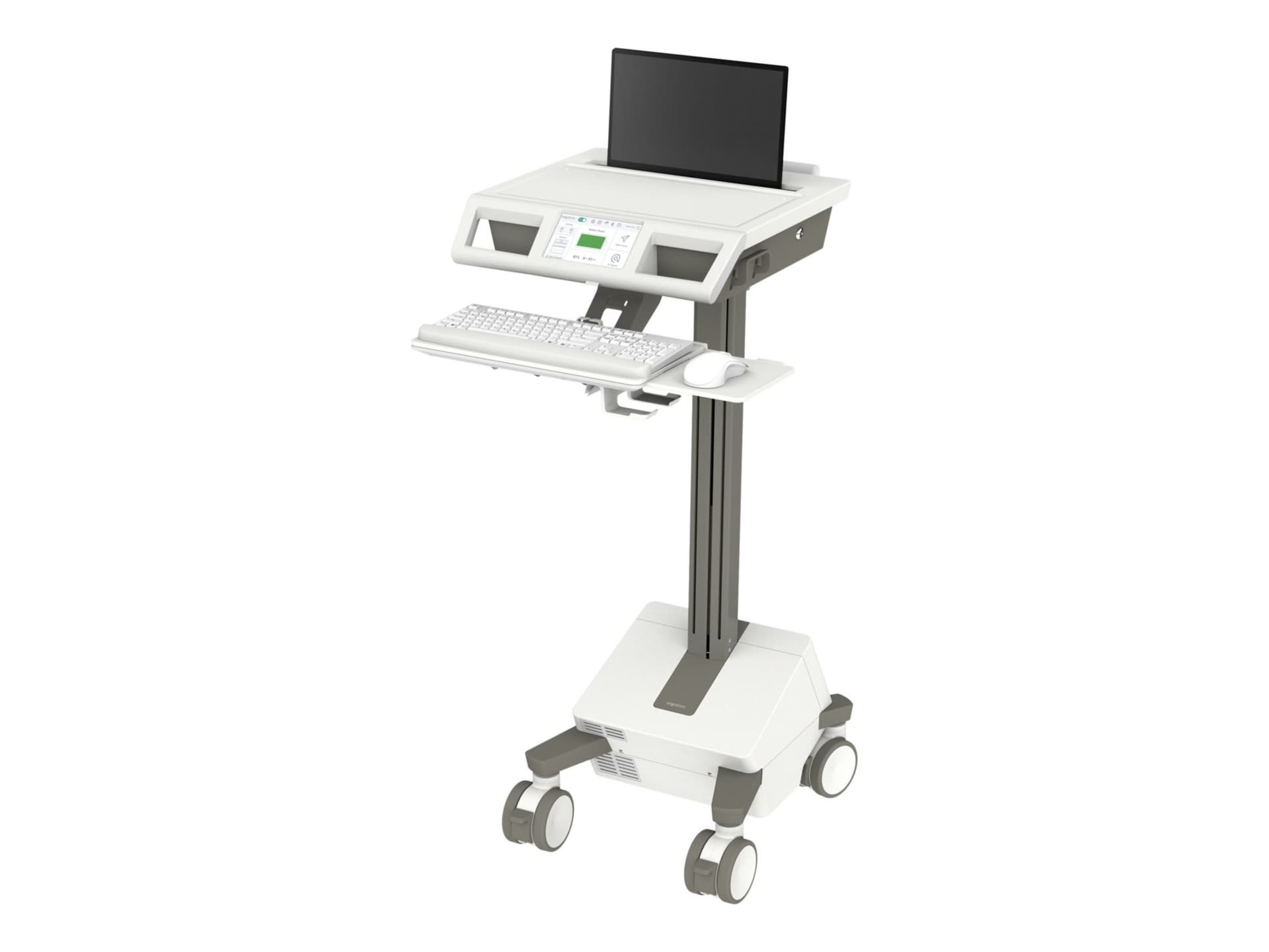 Ergotron Mosaic cart - Constant Force Technology - for notebook / keyboard / mouse / CPU - DC power
