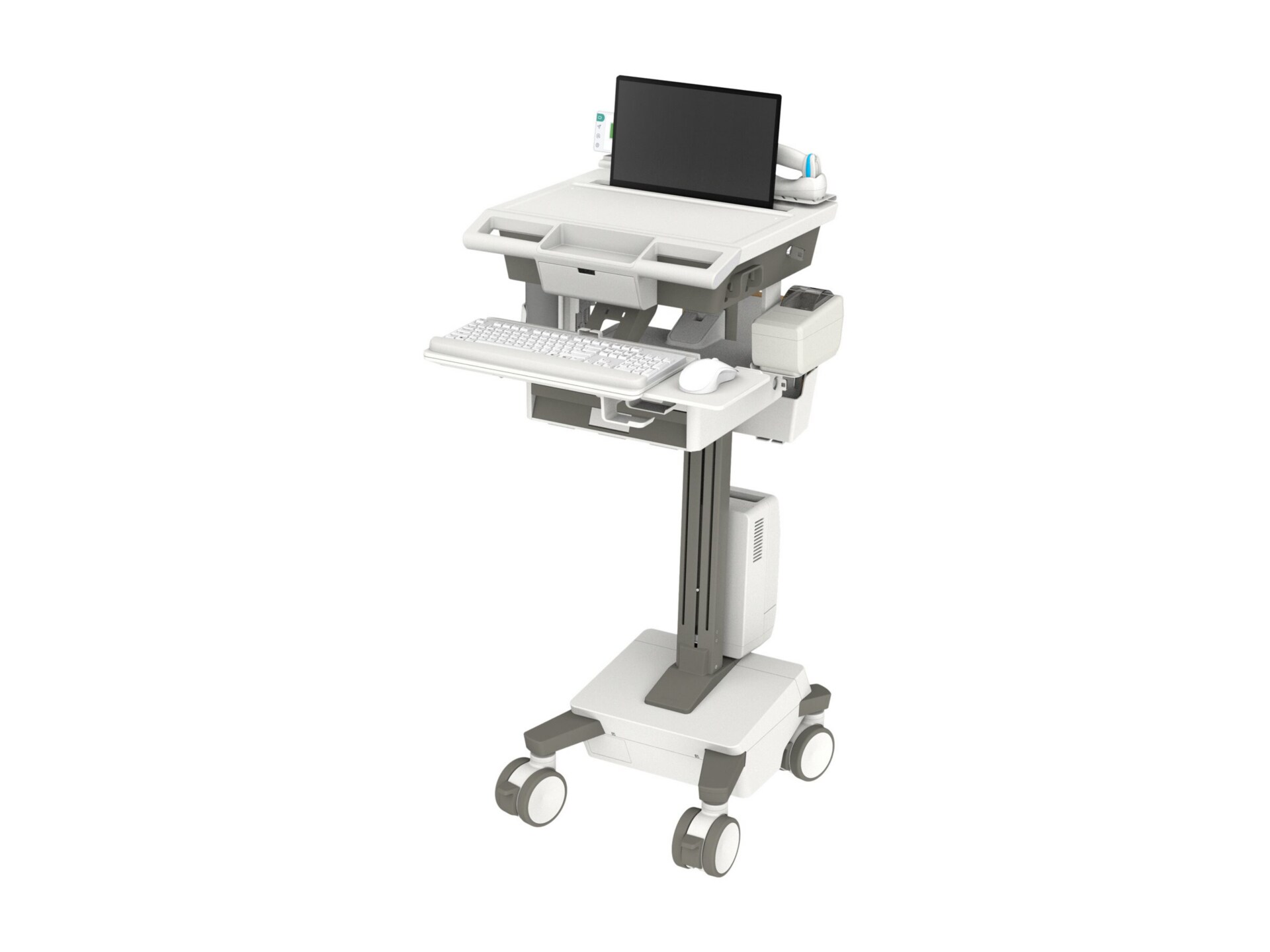 Ergotron Mosaic cart - for notebook / keyboard / mouse - Tier 2 Std 2x3 - TAA Compliant