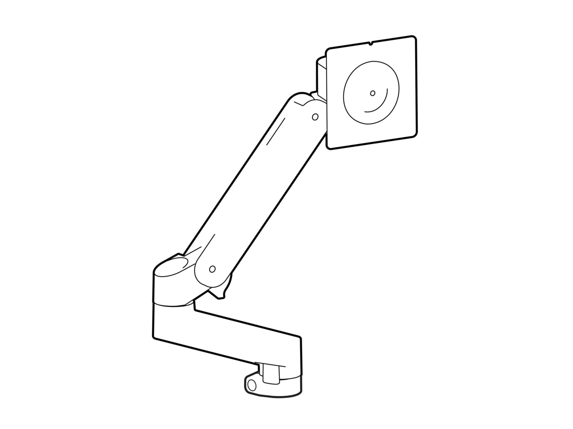Ergotron LX Pro mounting kit - Constant Force Technology - for flat panel - expansion kit - black