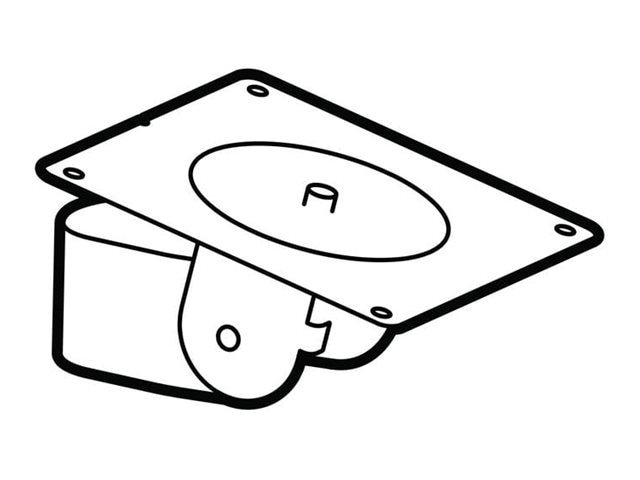 Ergotron LX Pro mounting kit - for flat panel - conversion kit - dark gray