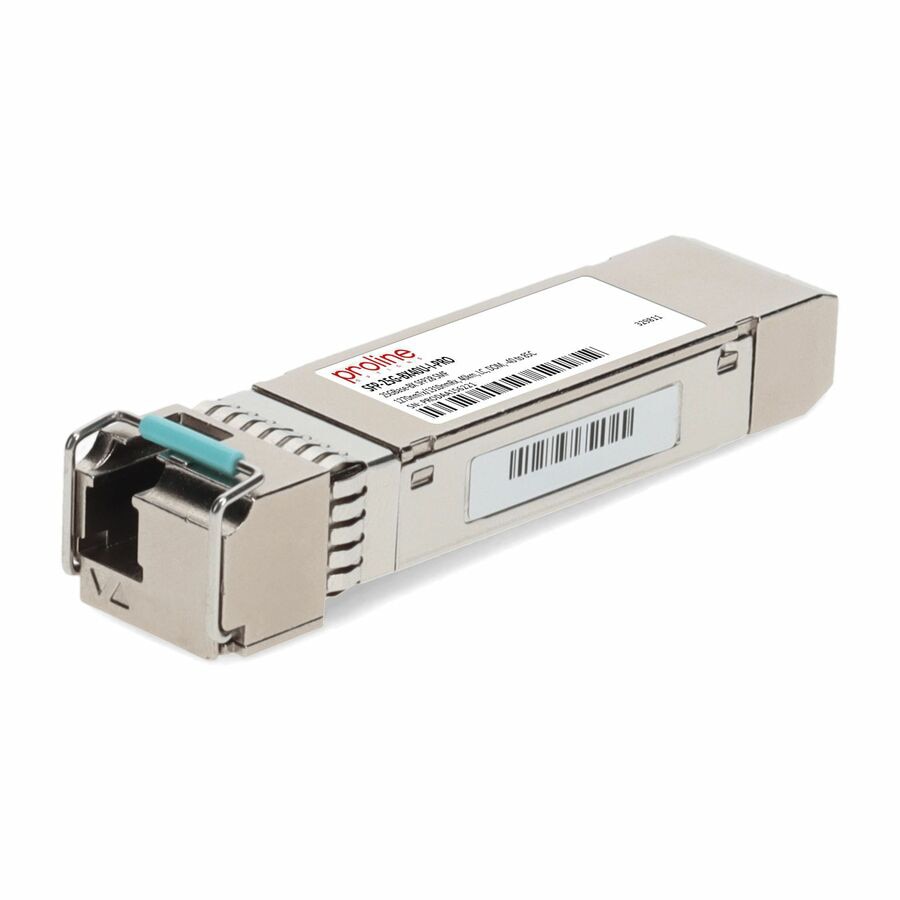 Thumbnail 2 of 10 for Proline Cisco® SFP-25G-BX40U-I Compatible TAA 25GBase-BX SFP28 Transceiver (SMF, 1270nmTx/1310nmRx, 40km, LC, DOM, -40