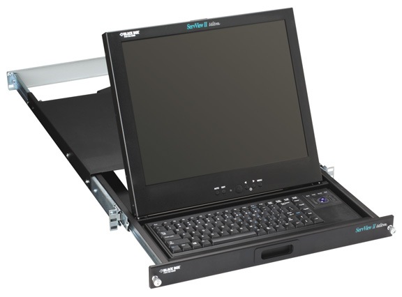 Black Box ServView II Ultra with 8-Port ServSwitch - flat panel display - TFT - 17"