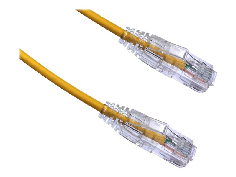 Axiom BENDnFLEX Ultra-Thin - patch cable - 8 ft - yellow