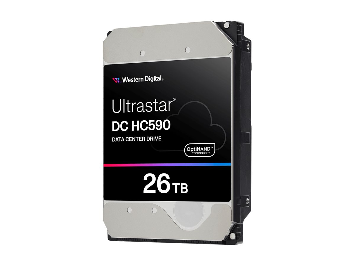 WD Ultrastar DC HC590 0F65672 - hard drive - Data Center - 26 TB - SATA 6Gb