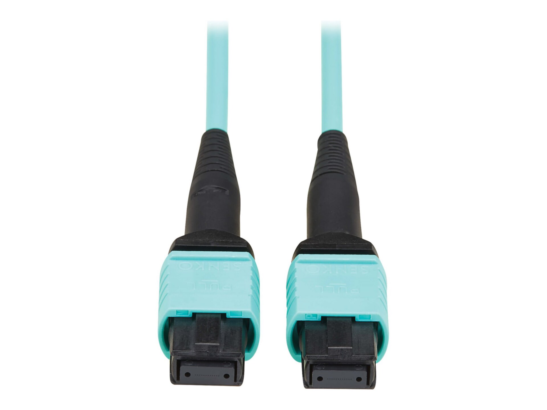 Eaton Tripp Lite series 40/100/400G MMF 50/125 OM3 Fiber Optic Cable 8F MPO