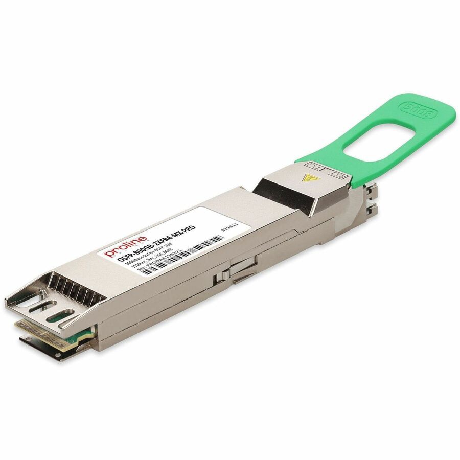Proline Mellanox® Compatible TAA 800GBase-2xFR4 PAM4 OSFP Transceiver (SMF, 1310nm, 2km, 2xLC, DOM, CMIS 5.0)