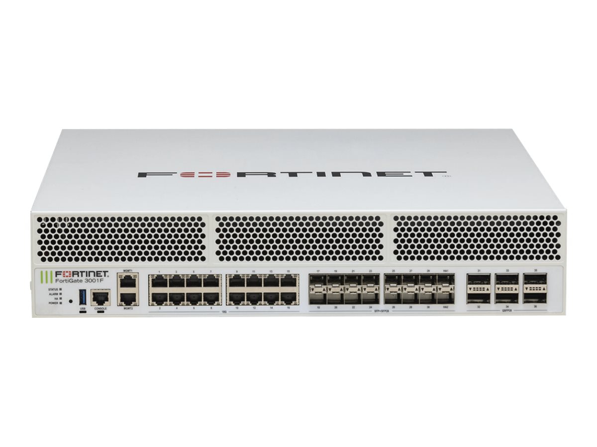Fortinet FortiGate 3000F - security appliance - with 5 years FortiCare Prem