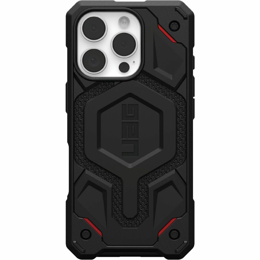 UAG Rugged Case for Apple iPhone 16 Pro -Monarch with MagSafe - Kevlar Black