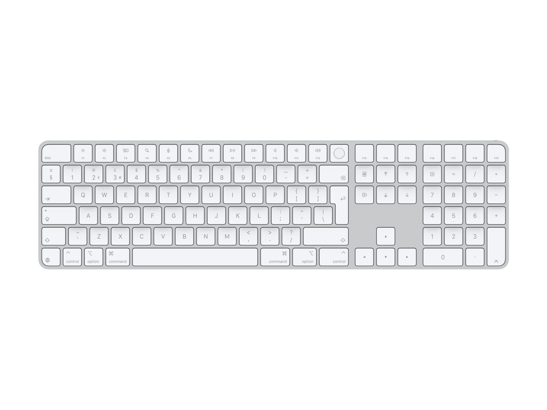 Apple Magic Keyboard with Touch ID and Numeric Keypad - keyboard - USB-C -
