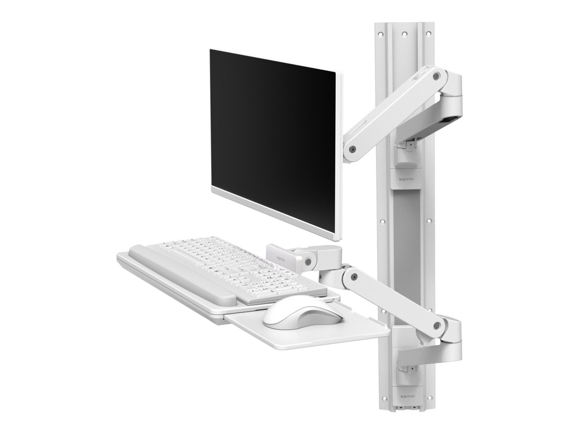 Ergotron LX Pro mounting kit - for LCD display / keyboard / mouse - white