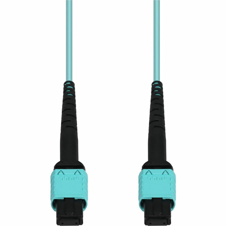 Proline 95m MPO/UPC to MPO/UPC Aqua OM4 Duplex OFNP (Plenum-Rated) 12-Stran
