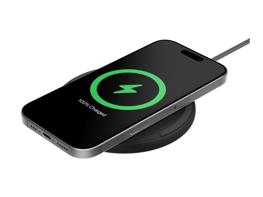 Belkin 15W Wireless Magnetic Charging Pad w/ Qi for iPhones + Airpods - Fas