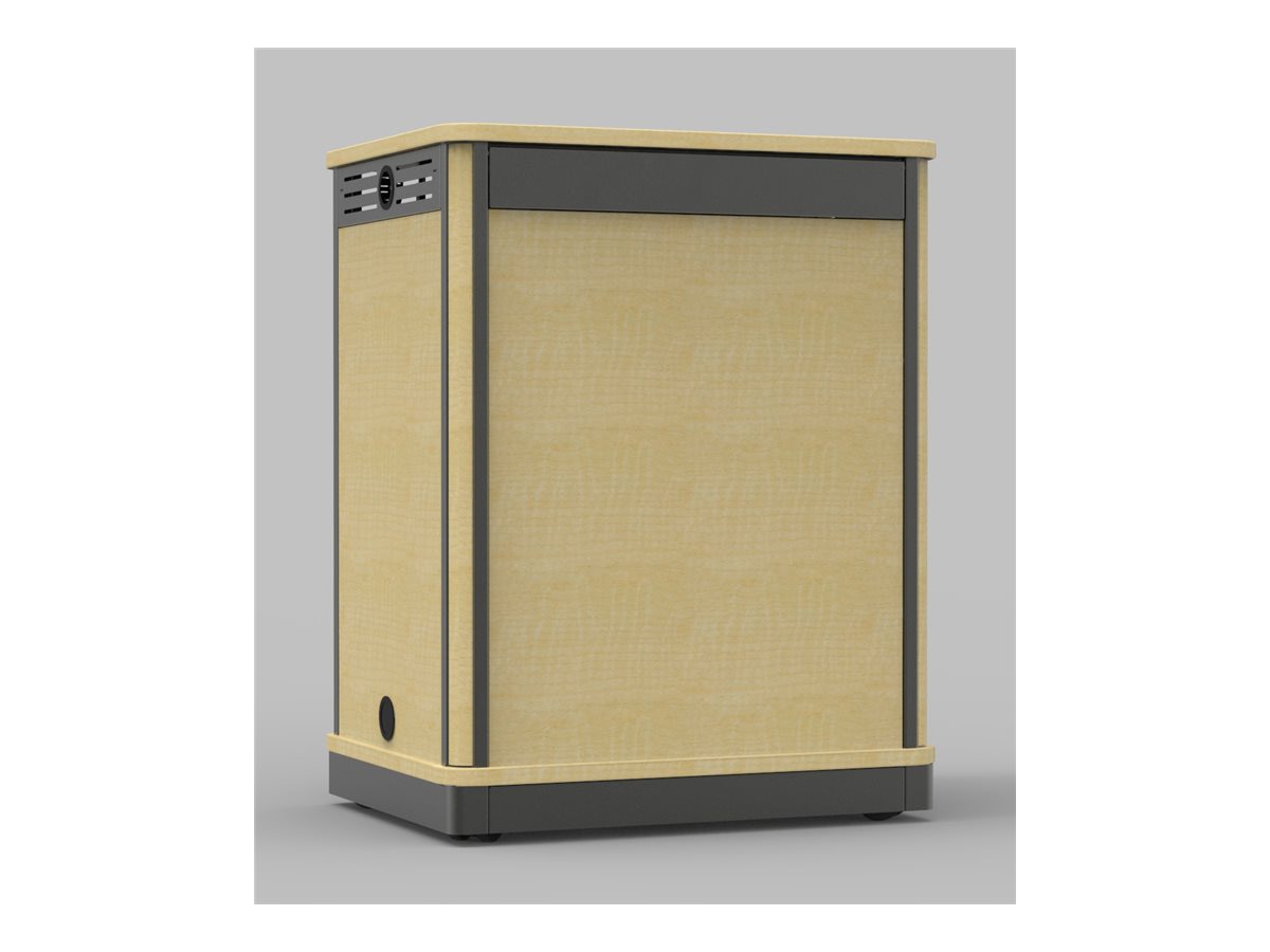 Spectrum Media Manager Series Compact - lectern - rectangular - fusion mapl