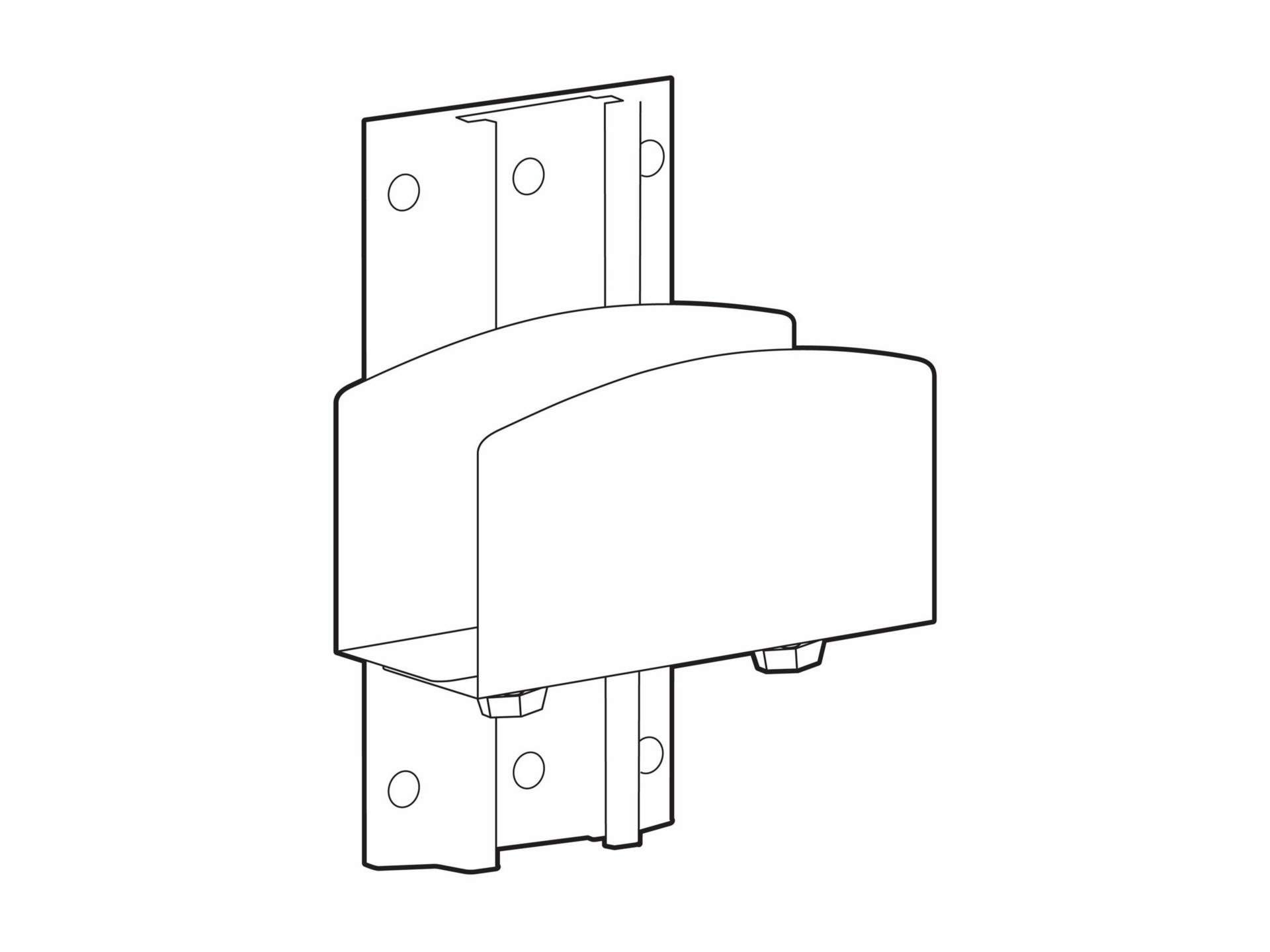 Ergotron - mini PC mount - medium