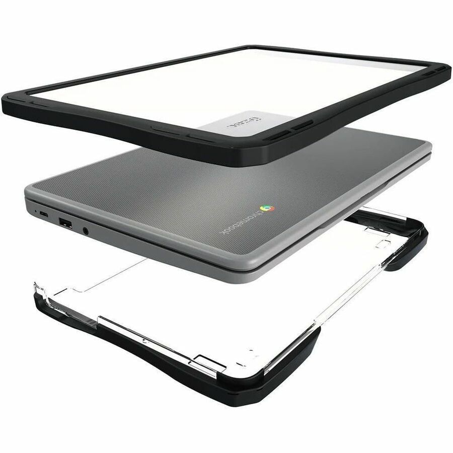 UZBL Rugged Air Hard Shell Case For Asus Chromebook CR11 CR1104 / CR1104