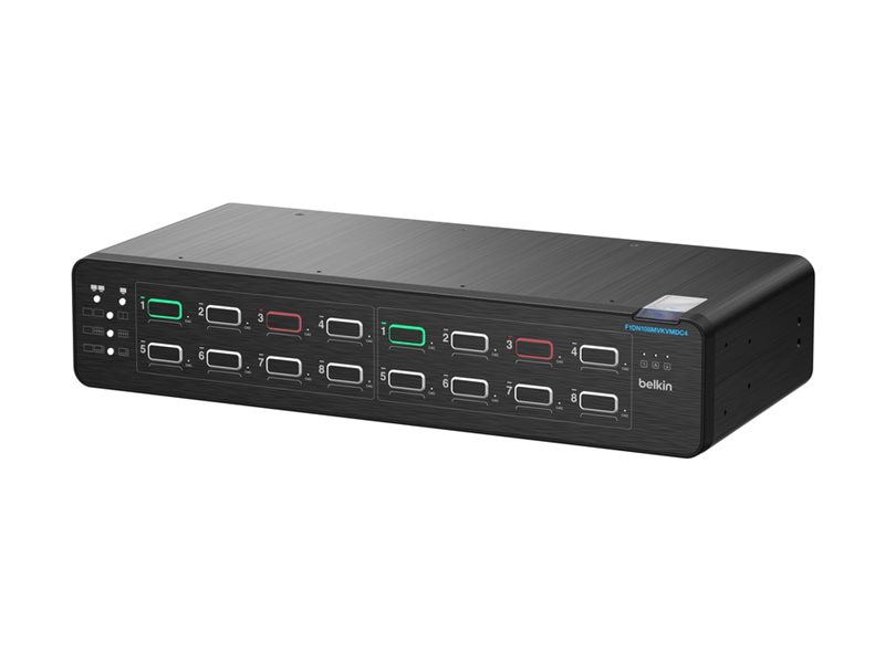 Belkin MultiClave Secure - KVM / audio switch - 8 ports - rack-mountable -