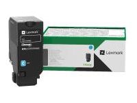 Lexmark - cyan - original - toner cartridge - LCCP, LRP, government GSA - T