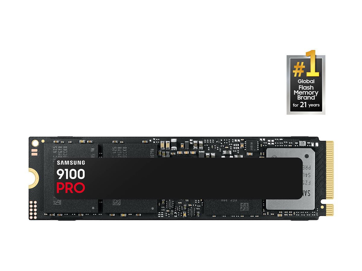 Samsung 9100 PRO MZ-VAP4T0 - SSD - 4 TB - PCI Express 5.0 x4 (NVMe)