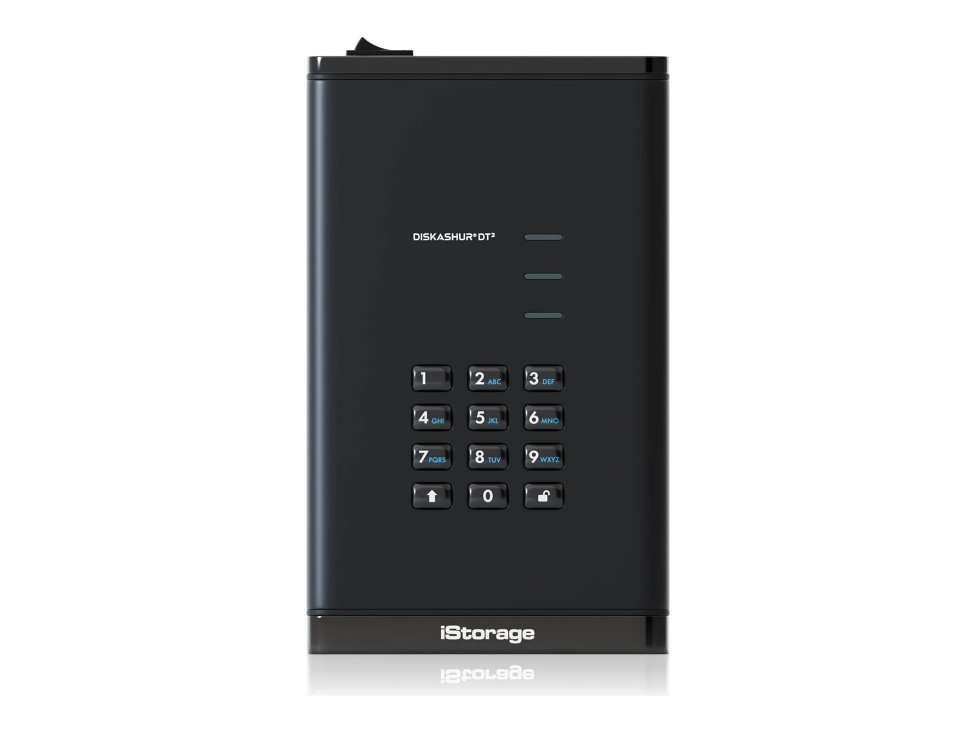 iStorage/Kanguru diskAshur DT³ HDD-FIPS-140-3 (PENDING)-Hardware Encrypted Hard Drive-Pinpad-14T-TAA