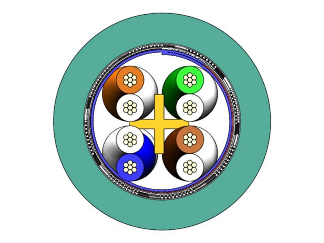 Berk-Tek LANmark bulk cable - 1000 ft - black