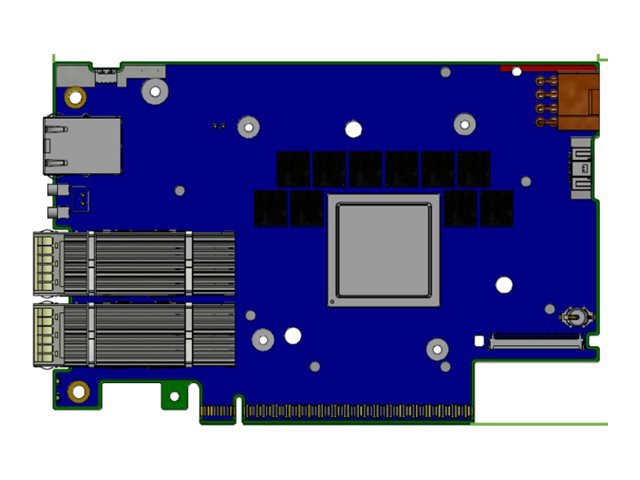 NVIDIA BlueField-3 P-Series B3240 - network adapter - PCIe 5.0 x16 - 400 Gigabit QSFP112 x 2