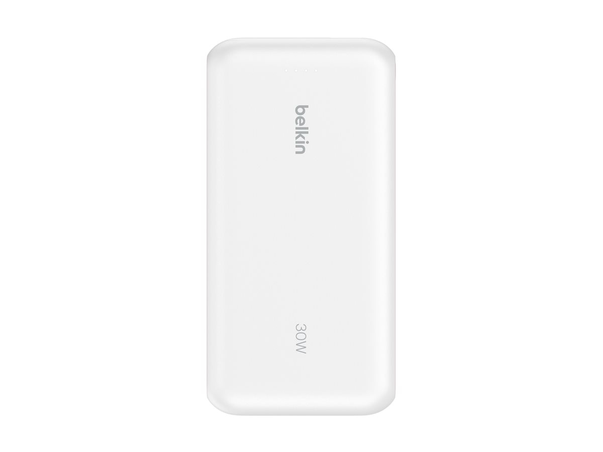 Belkin 30W 2-port Power Bank w/ Integrated USB-C Cable - 20K mAh - 1xUSB-A,