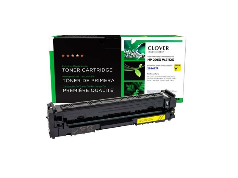 Clover Imaging Group - High Yield - yellow - compatible - remanufactured - toner cartridge (alternative for: HP W2112X)