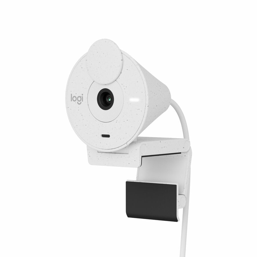 Thumbnail 2 of 9 for Logitech BRIO Webcam - 2 Megapixel - 30 fps - Off White - USB Type C - Retail