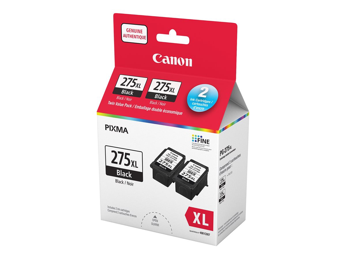 Canon PG-275XL TWIN - 2-pack - XL - black - original - ink cartridge
