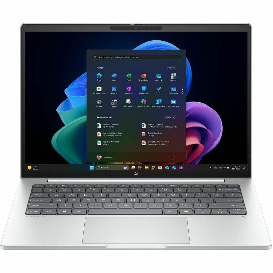 HP EliteBook 8 G1i 14" Touchscreen Notebook - WUXGA - Intel Core Ultra 5 236V - vPro Technology - 16 GB - 512 GB SSD -