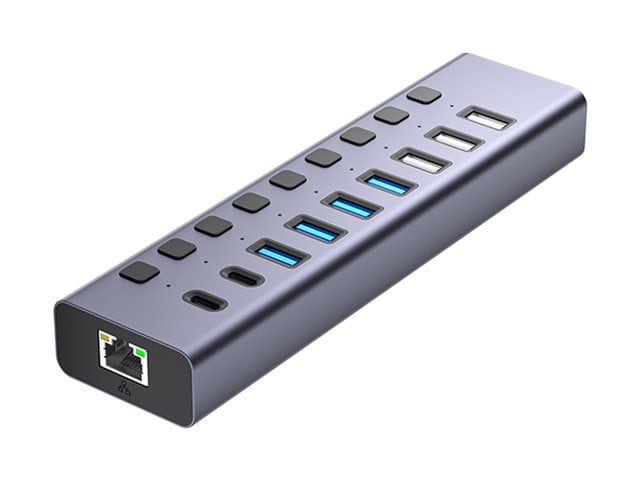 4XEM - hub - 10 ports