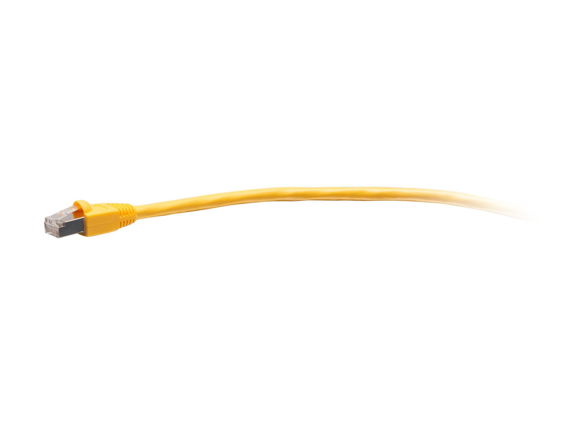C2G 25ft Cat6 Snagless Shielded Ethernet Cable - TAA Compliant F-Series - Yellow - patch cable - TAA Compliant - 25 ft -