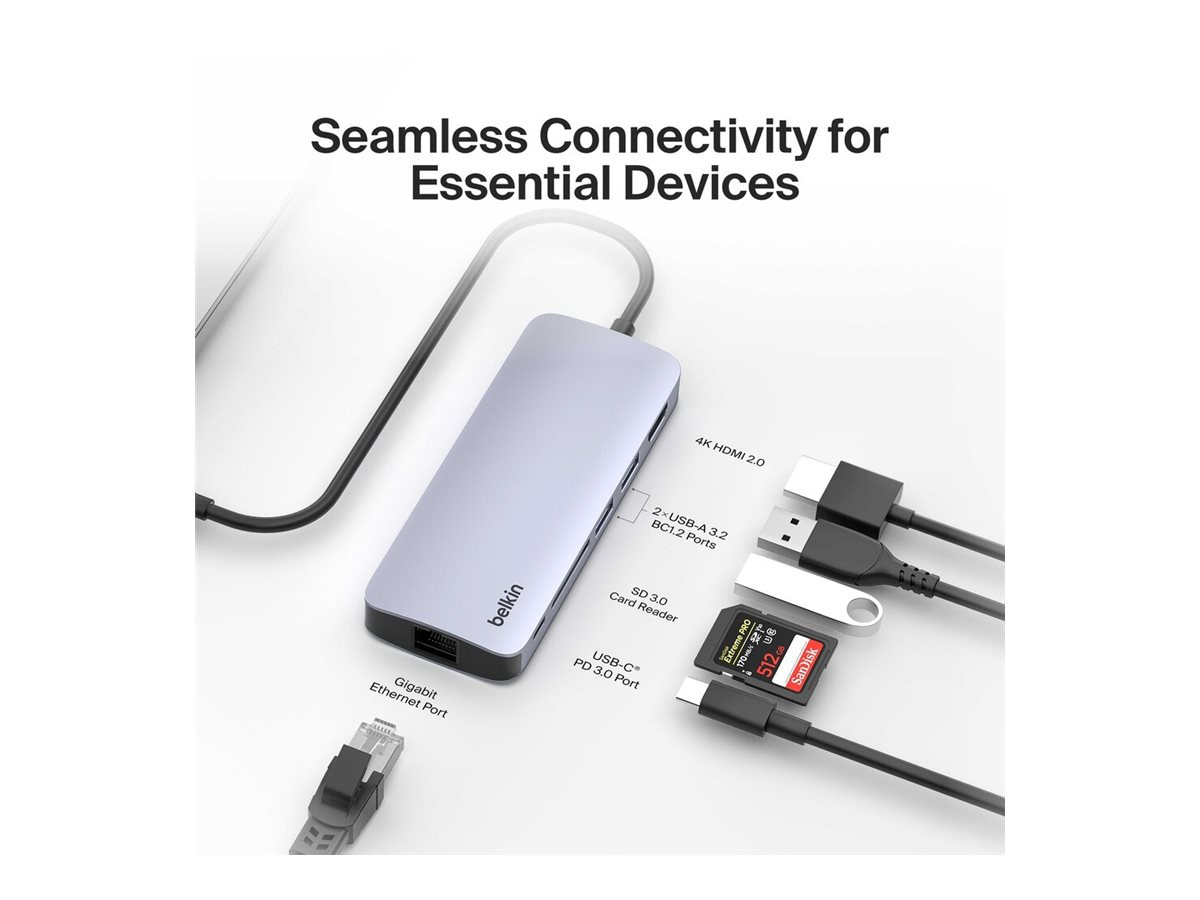 Belkin USB-C 4K HDMI 6-in-1 MPA - Thumbnail 3