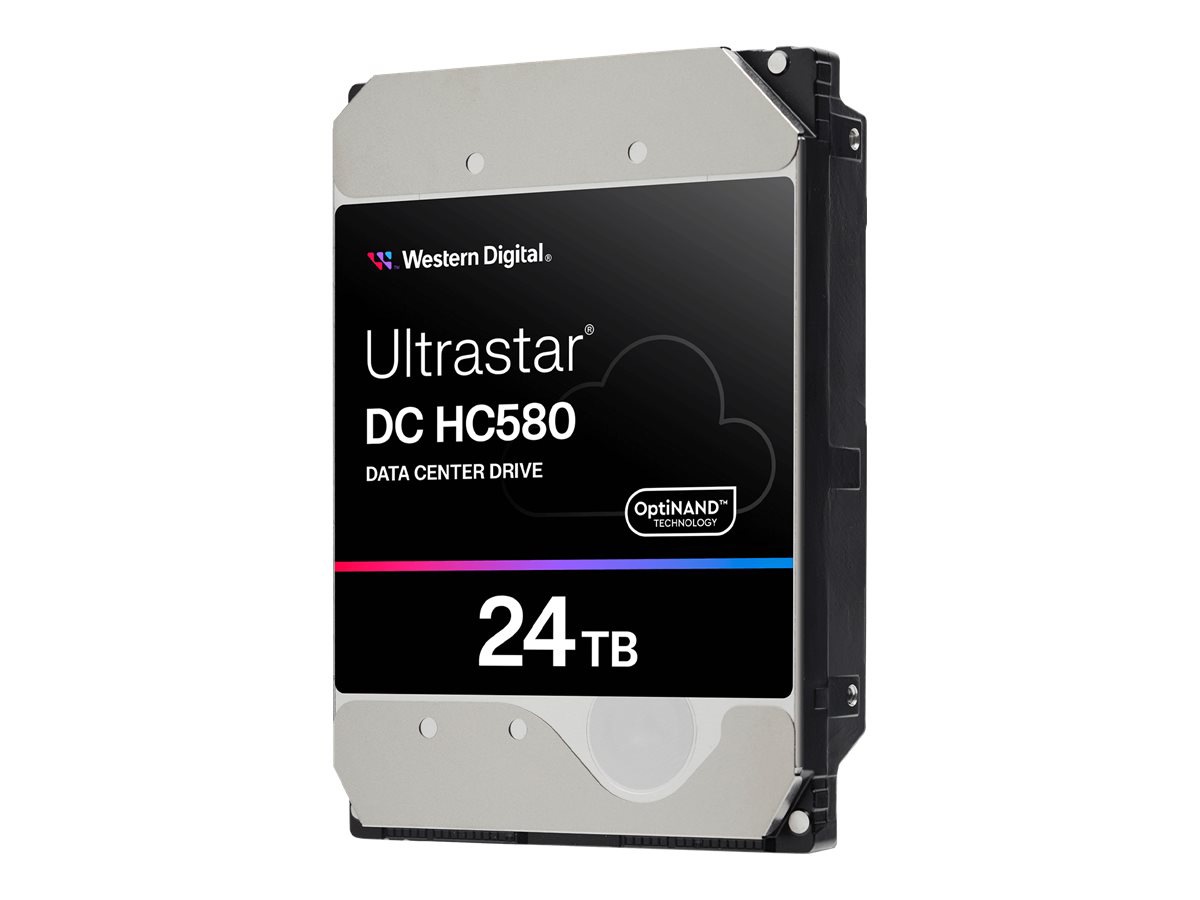 WD Ultrastar DC HC580 WUH722424ALE6L4 - hard drive - 24 TB - SATA 6Gb/s