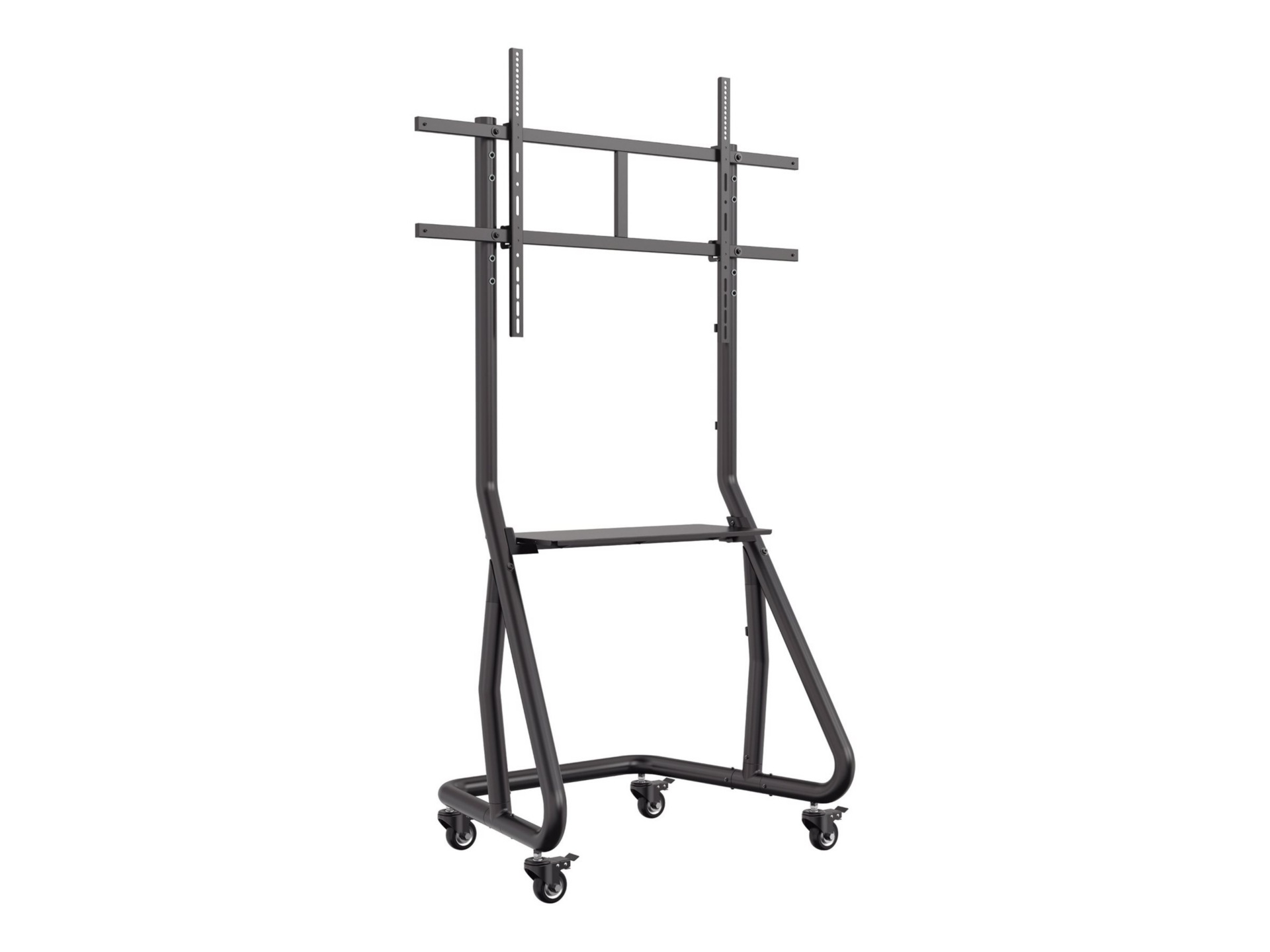 Amer Mounts EZMC8 cart - heavy-duty - for flat panel - matte black