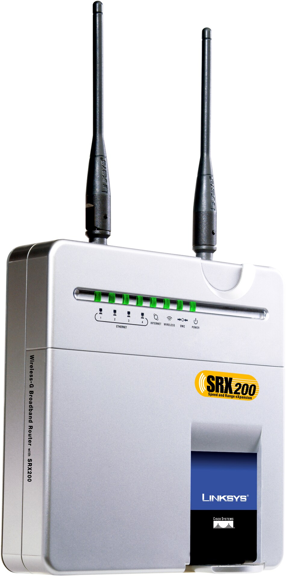 Linksys Wireless-G Broadband Router with SRX200						
