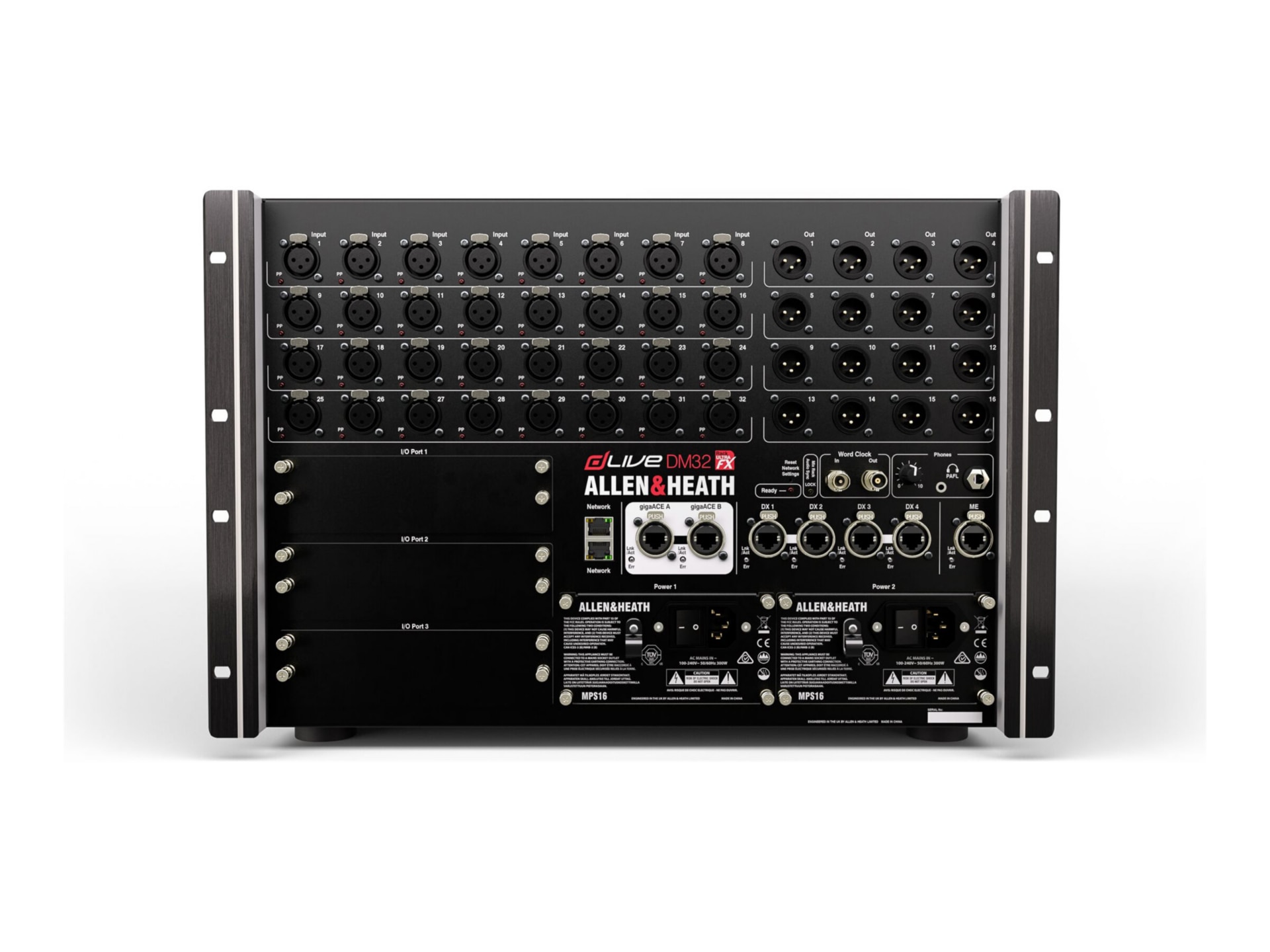 Allen & Heath dLive DM32 audiorack