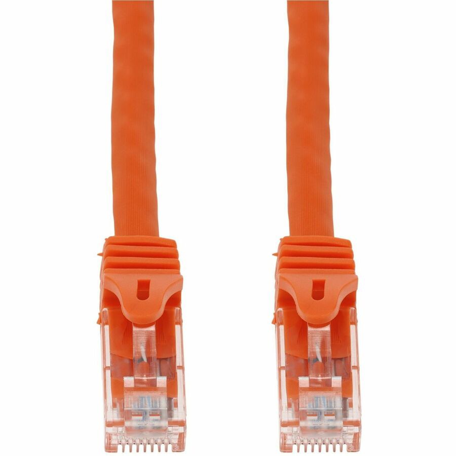Proline 1ft Orange CAT 6A PVC Ethernet Cable Snagless Easy Boot RJ-45 M/M