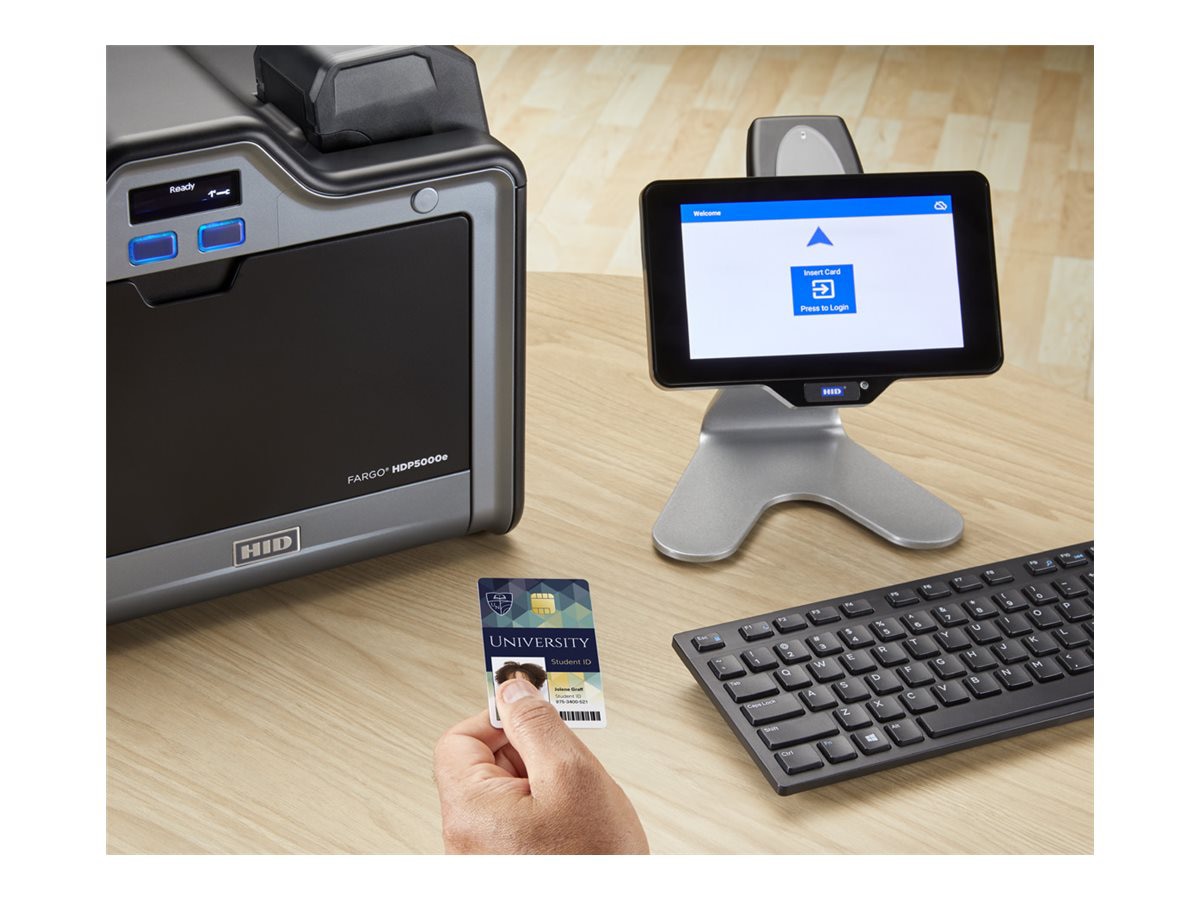 Thumbnail 4 of 4 for HID FARGO HDP5000e - plastic card printer - color - dye sublimation/thermal resin