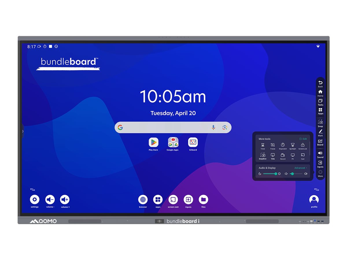 QOMO BundleBoard QITBB75 I I Series - 75" LED-backlit LCD display - 4K - fo