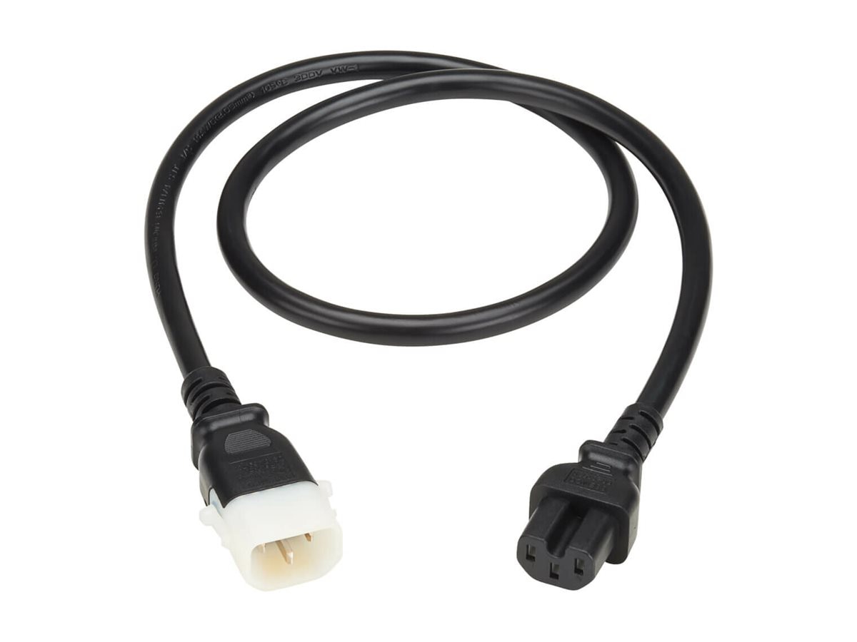 Eaton Tripp Lite series PDU Power Cord C15 to P-Lock C14 Heavy-Duty 15A 250