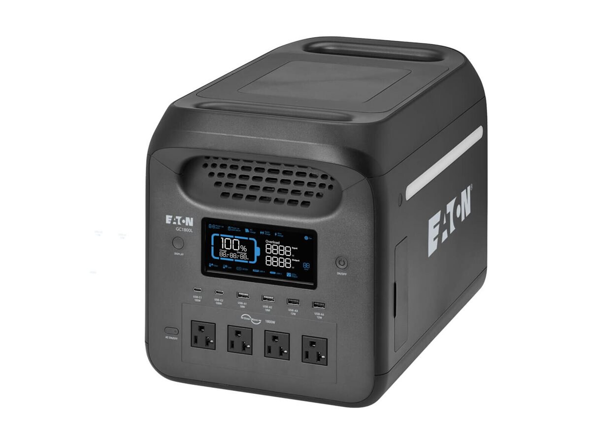 Eaton - portable power station - 1800 Watt - Li-Ion - 1229 Wh