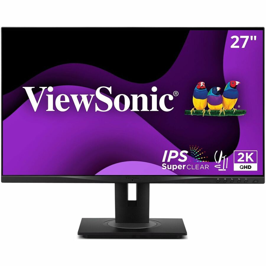 ViewSonic Ergonomic VG2748a-2K - 1440p Ergonomic Monitor with HDMI, DP, VGA