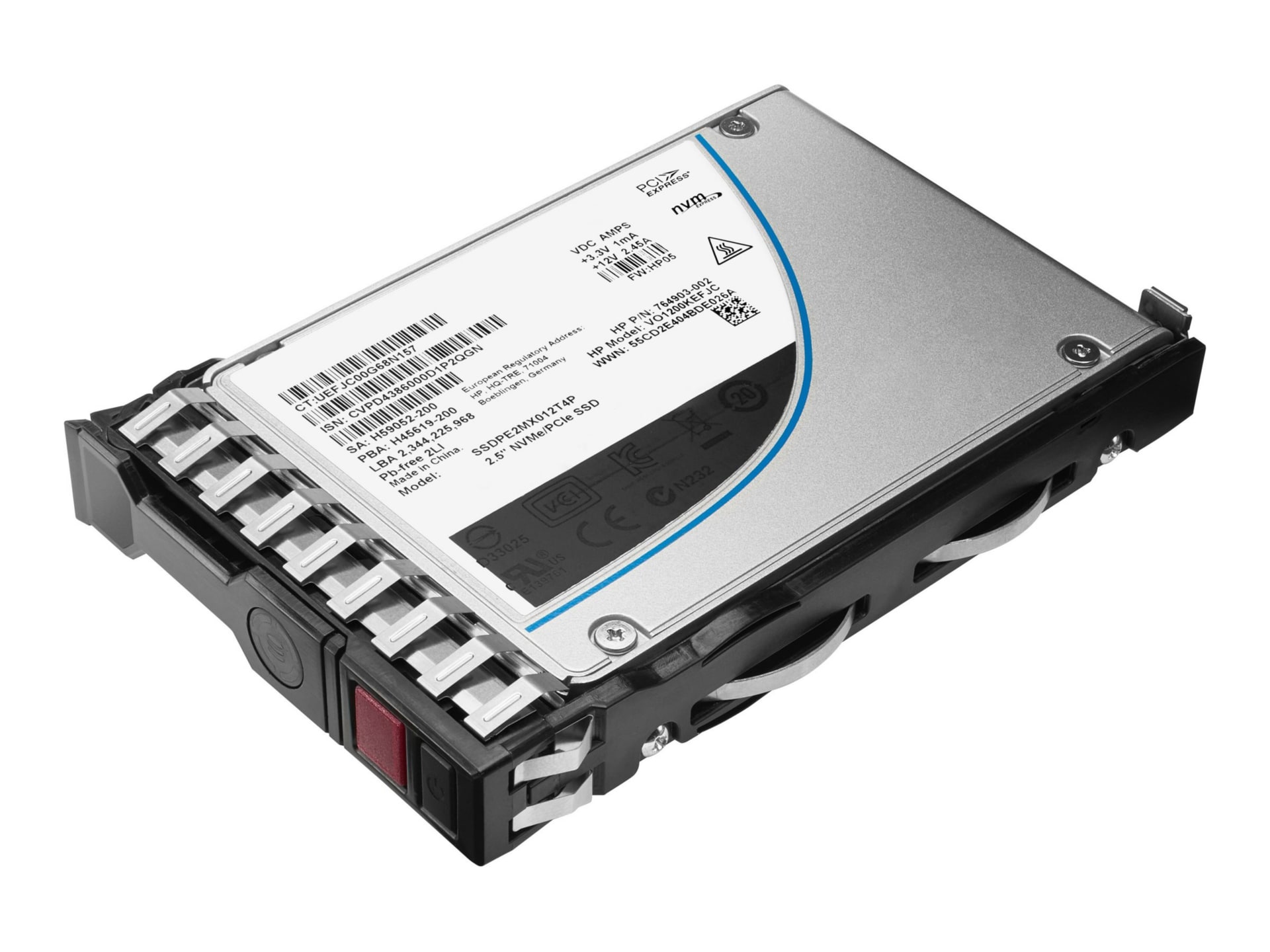 HPE 1.92TB NVME RI SFF BC U.3 SSD