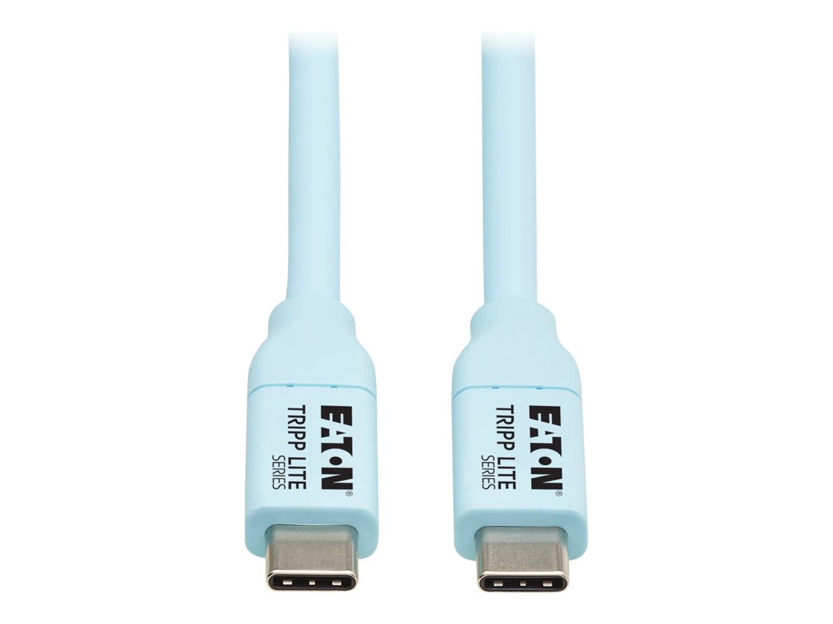 Eaton Tripp Lite Series USB-C Cable (M/M), Antibacterial, Ultra Flexible, 2