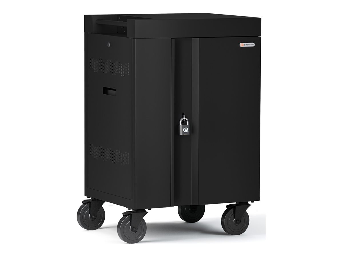 Bretford CUBE Cart Mini cart - for 24 devices - black pumice