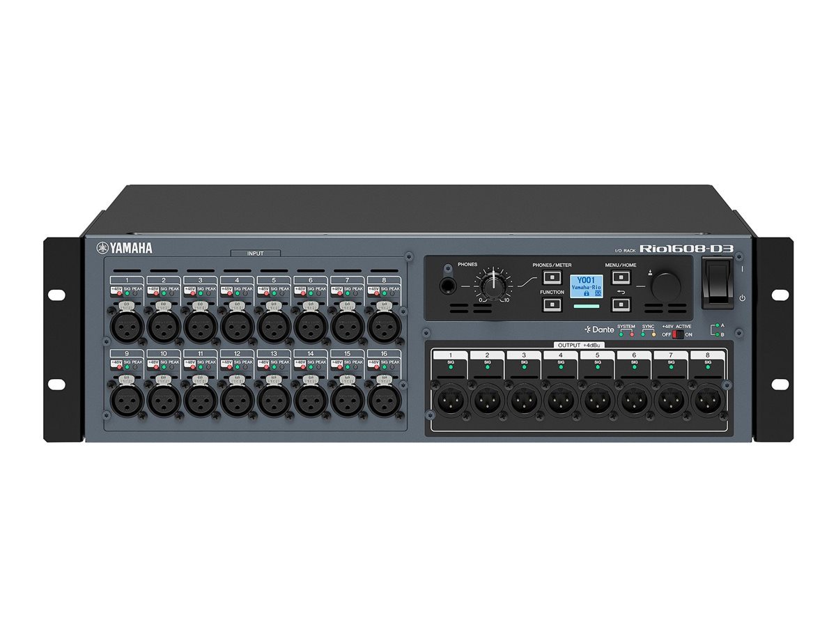 Yamaha R Series Rio1608-D3 audio input/output box